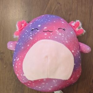 Squishmallows Pink and Purple Axolotl Plush